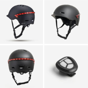 CASCO SMART YOUIN CON LED INTERMITENTES Y MANDO