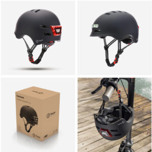 CASCO YOUIN CON LUCES LED DELANTERA Y TRASERA